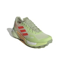 adidas Trail Running Shoes Terrex Agravic Ultra (snug midfoot area, wider toe area) lime green Men